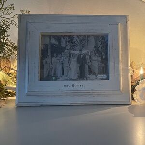Rustic White Photo Frame